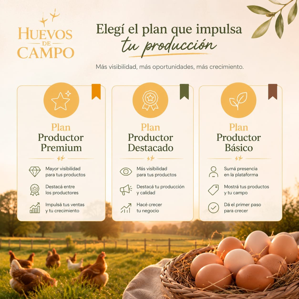 Plan Productor Básico - $3.000/mes