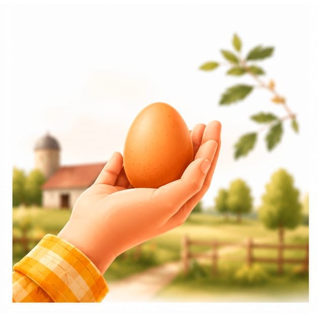 Huevos de campo de granja