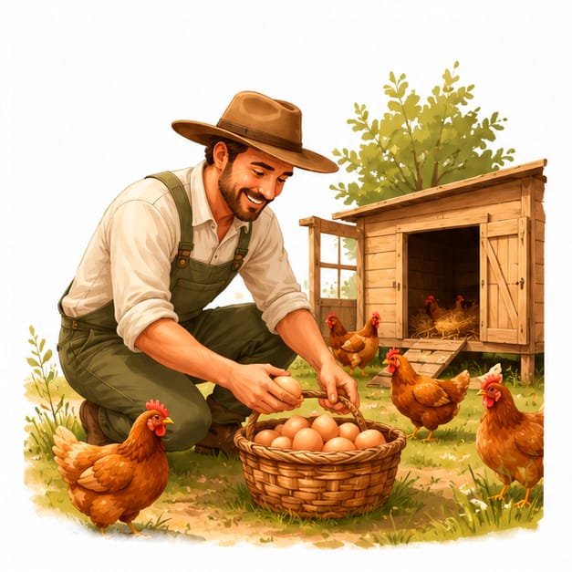 Gallinas pastoriles libres