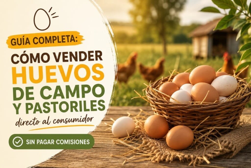🥚 Guía completa: Cómo vender huevos de campo y pastoriles directo al consumidor (sin pagar comisiones)